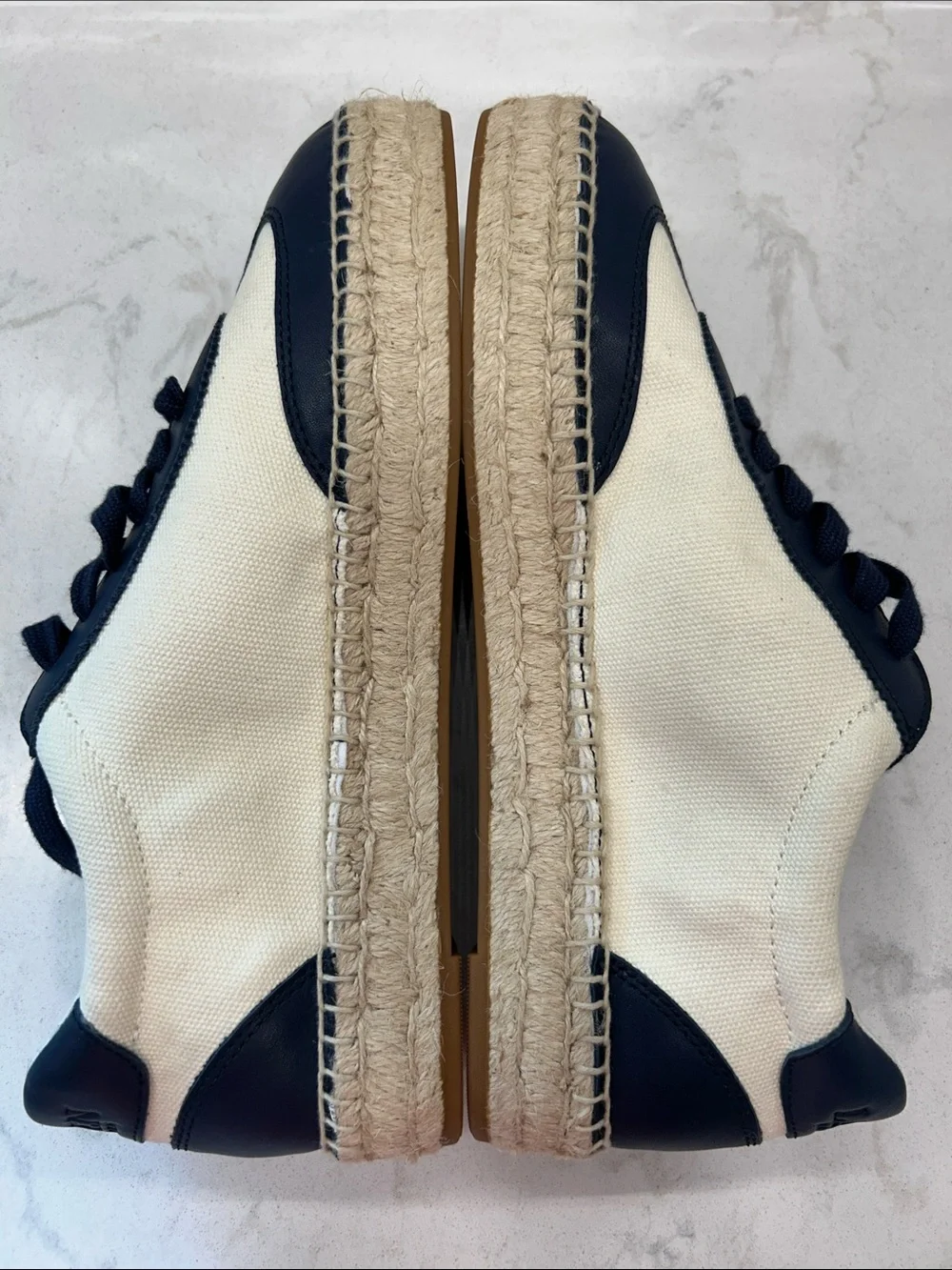 Lauren Ralph Lauren Women's Luize Canvas & Suede Espadrille Sneakers Size 10 NEW